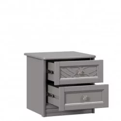 Тумба прикроватная Джулия ЛД 695.030.000 Оникс серый