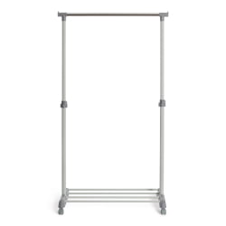 Вешалка ODENT металл, пластик, 86*44*166 см, темно-серый/светло-серый/хром