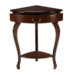 Консоль Элегант угловая Орех