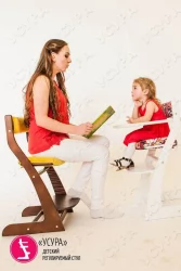 Растущий стул Усура Белый