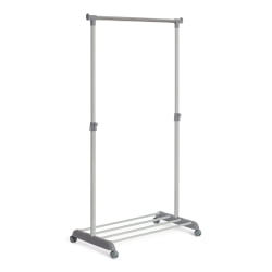 Вешалка ODENT металл, пластик, 86*44*166 см, темно-серый/светло-серый/хром