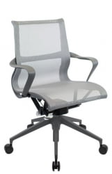 Премиум кресло Еверпроф Чикаго Грей Сетка Серый / Everprof Chicago Grey