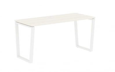 Стол письменный ЕДИС ЕВСТ 1567 Ясень Траун Белый / EDIS EVST
