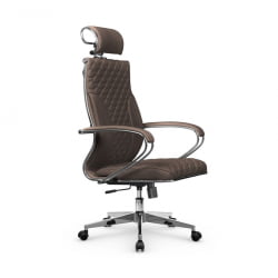 Кресло руководителя Metta L 2c 44C/K116 Infinity Easy Clean (MPES) Комплект 3 Светло-коричневое