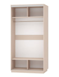 Шкаф-купе двухдверный Экспресс Хит Медиум Дуб молочный