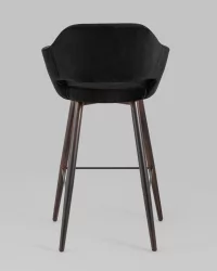 Стул барный Саймон Б велюр Черный
