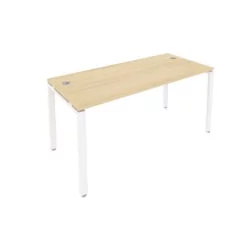 Стол письменный METAL SYSTEM Б.СП-4 Акация/Белый