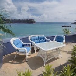 Комплект плетеной мебели Т130-ЛВ520 Вхите / T130-LV520 White