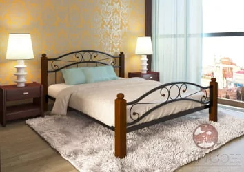 Кровать Надежда Lux plus 1400х2000 Черная