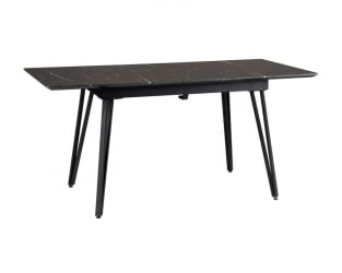 Стол Диего раздвиж. 140-180 Темный мрамор/Бабочка