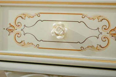 Письменный стол с полками и ящиками Луиза ЛД 665.045.000 Алебастр