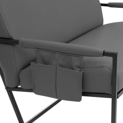 Диван Charli LUX Д/Чарли Люкс экокожа , Sharp Графит