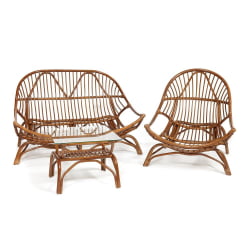 Столик кофейный VENICE 53x46x45 см, coco brown (коричневый кокос)