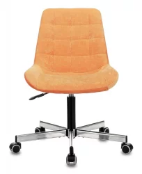 Кресло для оператора Бюрократ CХ-350М Оранжевый Велвет 72 / CH-350M Velvet
