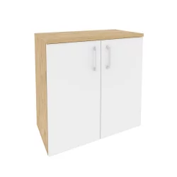 Шкаф низкий широкий (2 низких фасада ЛДСП) ONIX O.ST-3.1 Тиквуд светлый/белый