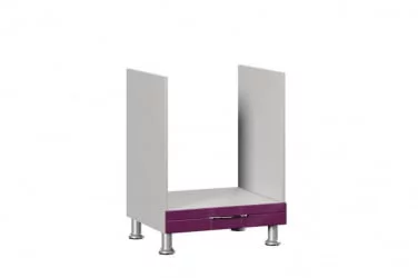 Тумба кухонная 600 для встраиваемой техники Анастасия ЛД 059.112.000 М Ежевика