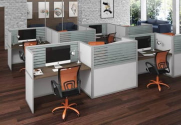 Перегородка со стеклом 1150 мм RAND RP115SG160 Бук Тиара