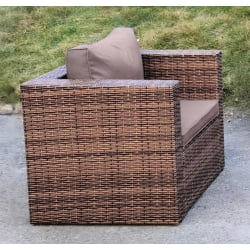 Комплект плетеной мебели АФМ-302АЛ Бровн / AFM-302AL Brown