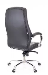 Кресло руководителя Крон М экокожа Черный / Kron M