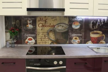 Глянцевый фартук (МДФ) AG 37