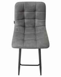 Стул барный ДОБРИН НИCОЛЕ Серая экокожа РУ-08 / DOBRIN NICOLE RU-08