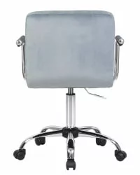Офисное кресло для персонала DOBRIN TERRY Пудрово-голубой велюр MJ9-74