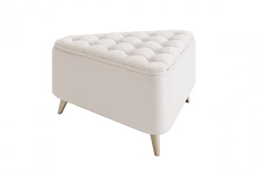 Пуф Трио PM-002.1 белый (экокожа)