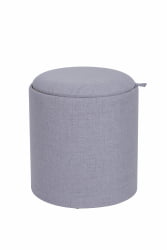 Пуф-столик с ящиком Хюгге S рогожка Серый