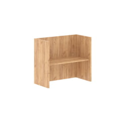 Стеллаж офисный В410 Дуб Бофорд