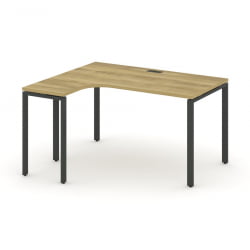 Стол эргономичный левый CONCEPT CN.OSA-002(L) Дуб Винченцо Антрацит