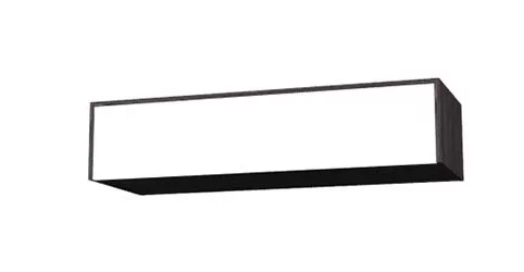 Модульный шкаф в гостиную Куб К02 Белый софт Черный ясень