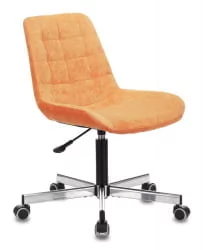 Кресло для оператора Бюрократ CХ-350М Оранжевый Велвет 72 / CH-350M Velvet