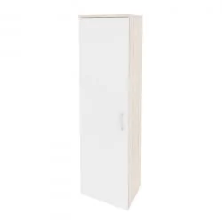 Гардероб узкий (левое исполнение) ONIX O.GB-1(L) Денвер Светлый/Белый