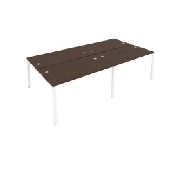 Рабочая станция на 4 раб.места Метал Сйстем Б.СМ-4.3 Венге/Белый / Metal System