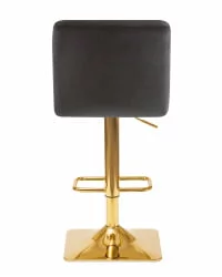 Стул барный ДОБРИН ГОЛДИЕ черный велюр МДЖ9-101 / DOBRIN GOLDIE MJ9-101