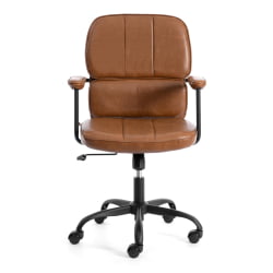 Кресло ALPHA иск. кожа, Brown (коричневый)