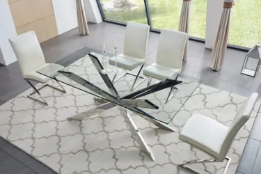 Стол T088 (160) Серебро