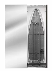 Шкаф-купе коричневый Iron Slim (левый, купе) Венге