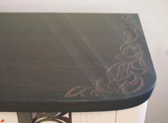 Комод Катрин 92.19 Дуб венге Белый песок Браун вуд