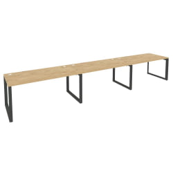 Рабочая станция на О-образном м/к ONIX O.MO-RS-3.4.8 Тиквуд Светлый/Антрацит