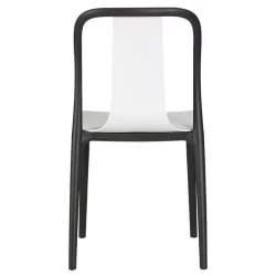 Стул обеденный DOBRIN ADAM (черный/белый)