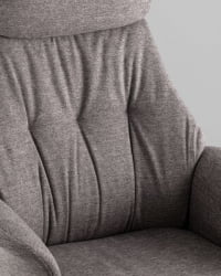 Кресло офисное TopChairs Neoma темно-серый ткань