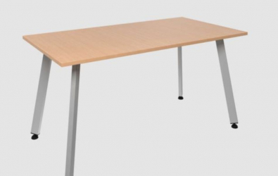 Стол для столовой 1500х800 мм Пластик Серый ккамень лофт/Светло-серый