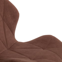 Кресло SELFI флок , коричневый, 6