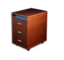 Тумба выкатная 3 ящика Tumba 2 step Яблоня Серый