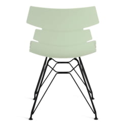 Стул ХАНСЕН (мод. 622Н) / 1 шт. в упаковке пластик/металл, 51х47х80 см, высота до сиденья 45 см, фисташковый/черный / HANSEN (mod. 622N)