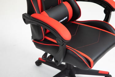 Кресло спортивное TopChairs Shadow черно-красный