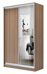 Шкаф-купе коричневый Хит-24-14-15 Ясень шимо темный