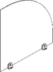 Экран торцевой из оргстекла RAND LITE RPG 6760