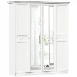 Шкаф четырехстворчатый Джулия ЛД 695.020.000 Белый
